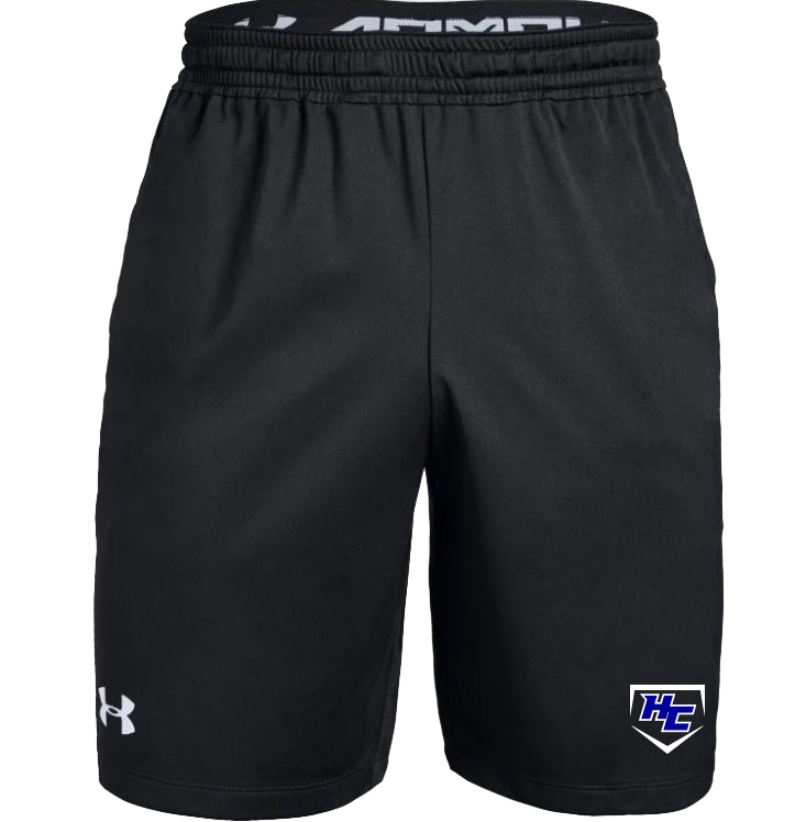 UA Youth Pocketed Raid Shorts - Rec Screen Print